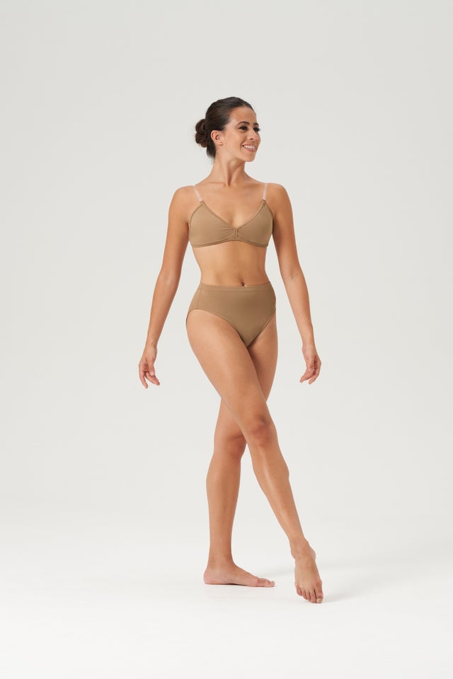 Capezio Womens Deep Neck Clear Back Bra : : Clothing, Shoes &  Accessories